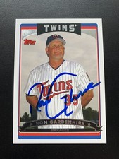 Ron Gardenhire Signed 2006 Topps #598 Card Minnesota Twins Autograph COA