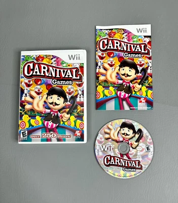 Carnival Games Nintendo Wii 2007 Complete with Manual Tested Works - Image 1 of 4