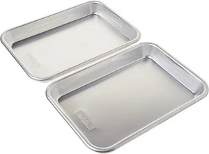 Nordic Ware 2-Piece Eighth Sheet Burger Serving Tray Set - Picture 1 of 6