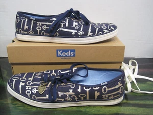 Keds x Taylor Swift Collection blau/silber Schlüssel Turnschuhe Damengröße 10M - Bild 1 von 15