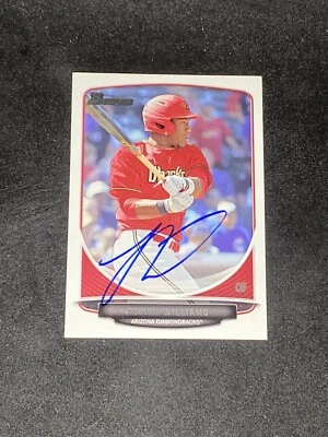 Justin Williams 2013 Bowman Draft Prospects #BDPP94 Diamondbacks Signed RC Card - Image 1 of 3