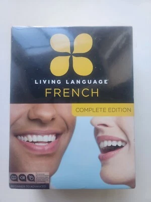 Living Language French Complete Edition 3-Book & 9-CD Set - NEW beginner advance - Image 1 of 3