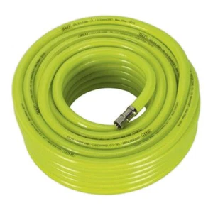 Sealey AHFC2038 Air Hose High Visibility 20mtr x Ø10mm with 1/4"BSP Unions - Picture 1 of 1