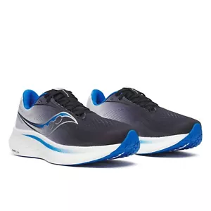SAUCONY RIDE 18 Scarpe Running Uomo Neutral Cushioning BLACK SKY S21000 160 - Afbeelding 1 van 6