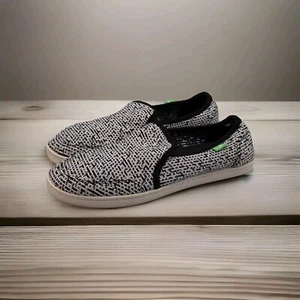 🔥🔥Sanuk Pair O Dice Women's Black And White Women's Shoes Size 7.5🔥🔥 - Picture 1 of 9