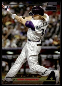 2022 Topps Stadium Club BLACK Jake McCarthy Rookie Arizona Diamondbacks #163 - Picture 1 of 2