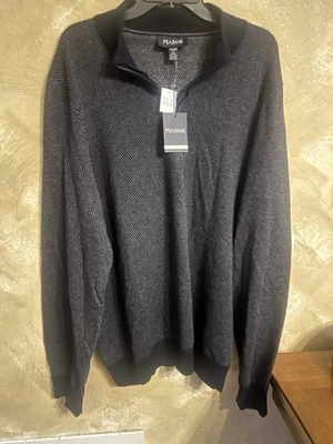 Jos. A. Bank  Men's Tailored Fit  Dark Blue XXL HALF ZIP PULLOVER SWEATER  NWT - Image 1 of 4
