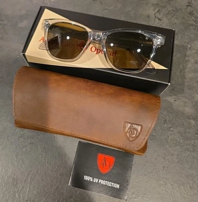 Gafas de sol American Optical Saratoga gris cristal 52-19-145MM Foto 1 de 4