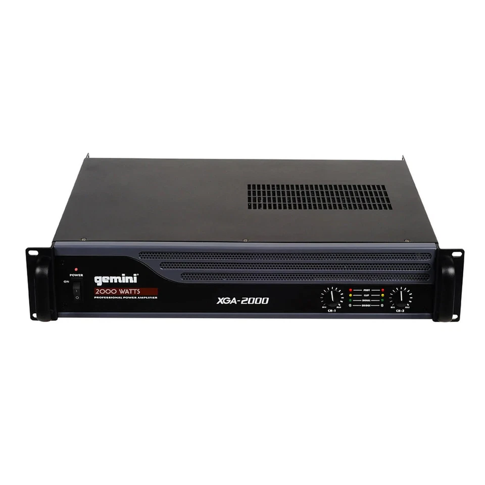 Amplificador de potencia profesional Gemini XGA-2000 2000 vatios pico (usado) Foto 1 de 1