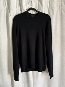 RAG & BONE Black Cashmere Pullover Sweater Sz. Large Retail $395 - Picture 1 of 4