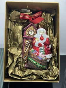 2003 Waterford Holiday Heirlooms Glas Ornament "ALMOST MIDNIGHT" 1. AUFLAGE - Bild 1 von 13