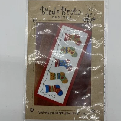 Bird Brain Designs 327 Christmas Holiday Table Runner Pattern 10”x14” - Image 1 of 3