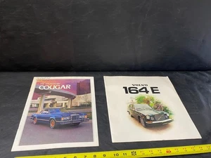 Mercury Cougar 1979 booklet w/ Volvo 164 E advertising book ad vintage car auto - Picture 1 of 17