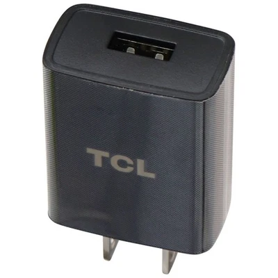 TCL (5V/1A) Single USB Port Wall Charger Travel Adapter - Black (UC11US) - Image 1 of 2