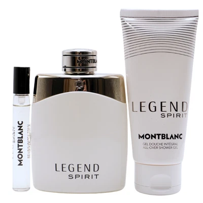 Montblanc Legend Spirit Geschenkset EDT100 ml + EDT7.5ml + 100mlDuschgel OVP NEU