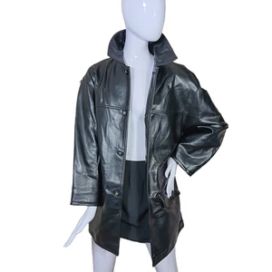 GV Gruppo Italiano Tessile Women's Jacket Size XL Black Made In Italy NWT - Picture 1 of 9
