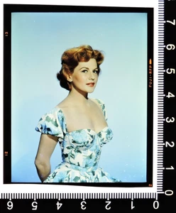 Nicole Maurey original 2.25x3 colour transparency busty portrait photo 1960's - Picture 1 of 1