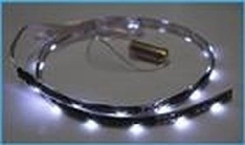 Tira De DRLs Contorno De Faros Led 60 Cm Lateral Fondo Negro 60 SMD Blanco Pavía - Imagen 1 de 1