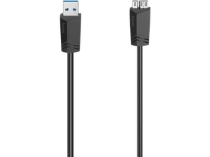 Cable USB a micro USB - Hama 00200627, 1.5 m, 5000 MBit/s, Doble blindaje, USB/M - Imagen 1 de 1