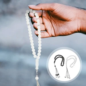 2 Pcs Islam Worry Beads Rosary Beads Bracelet Buddha - Bild 1 von 12