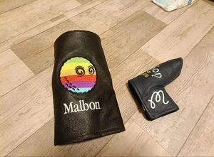 Malbon Golf Putter Headcover Dalbo Golf and Yacht Club Japan PT Used - Picture 1 of 4
