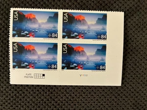 2006 Scott C141 84c Yosemite National Park Airmail Plate Block of 4 Mint NH - Picture 1 of 1