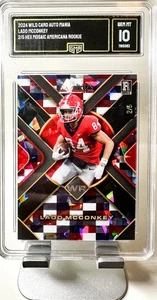 Ladd McConkey 2024 Wild Card Auto Mania RC#AMATP-LM 2/5 Hex Mosaic Americana Roo - Picture 1 of 2