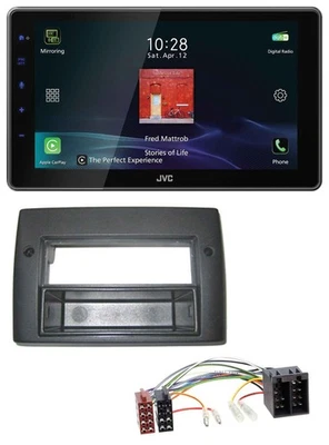 JVC DAB MP3 Bluetooth USB Autoradio für Fiat Stilo 192 01-08 Profiversion Ablage - Bild 1 von 4