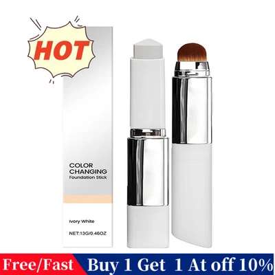 2-in-1 Color-changing -Foundation Stick | Skin Tone,moisturizing | All Skin Type - Image 1 of 4