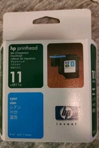HP 11 (C4811A) Cyan Printhead New & Sealed. Genuine - Afbeelding 1 van 3