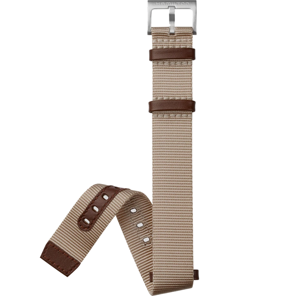 Original Strap for Hamilton  H69429901 Khaki Field Brown Strap 20MM  - Image 1 of 1