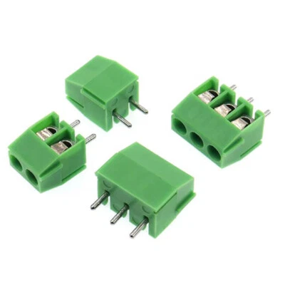 10/20 Pcs KF350-2P/3P Straight Pin 2/3 Pin PCB Screw Terminal Blocks 3.5mm Pitch - Image 1 of 4