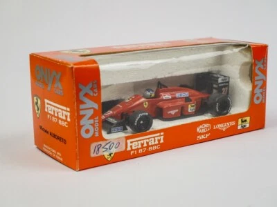 FERRARI F1 87-88C ONYX 1:43 Michele Alboreto Perfetta Aperta per foto - Immagine 1 di 4
