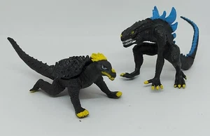 Godzilla 1998 movie Godzilla & Anguirus Kaiju 2.5" Mini Gashapan KO Figures lot  - Picture 1 of 11