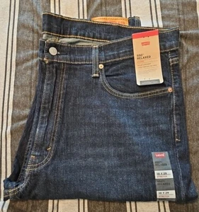 LEVI'S Men's 550 Relaxed Fit Tapered Leg Stretch Denim Jeans Dark Wash NWT - Picture 1 of 7