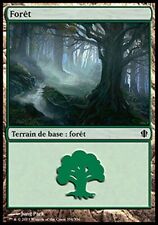 2 X MAGIC MTG COMMANDER 2013 C13 #354 Forêt - Forest (V.2) - FR
