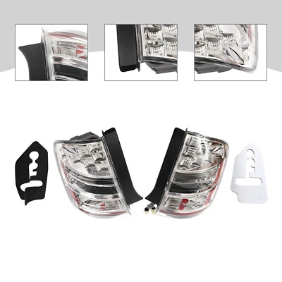 Pair For 2004 2005 2006 2007 2008 2009 Toyota Prius Tail Lights Rear Brake Lamps Foto 1 de 4