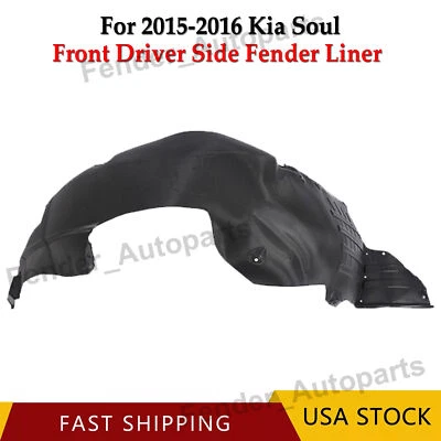 New Front Left Driver LH Side Fender Liner Fit For 2015-2016 Kia Soul Foto 1 de 4