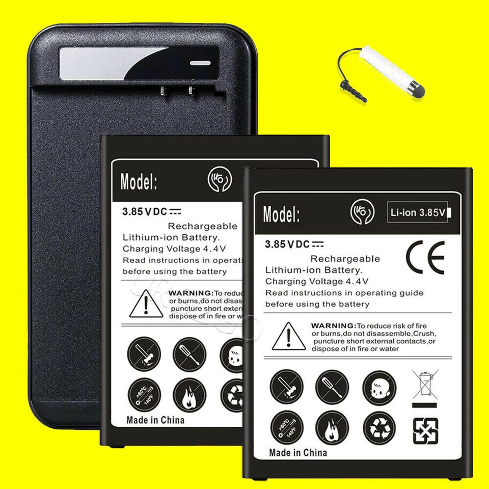 Upgraded For LG V20 BL-44E1F Battery (2x 5520mAh) w/ External USB/AC Charger Pen - Image 1 of 1