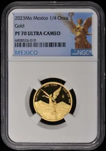 2023 Mo Mexico 1/4 Onza Gold Libertad Proof NGC PF70UC - Picture 1 of 2