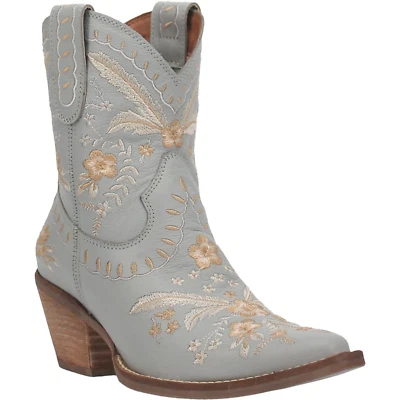 Bota Western Dingo® Damas Primrose Floral Bordado Azul DI748-BL Foto 1 de 4