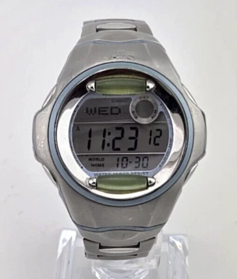 Reloj Casio Baby-G 2495 MSG-140 Acero Inoxidable 100M WR NUEVO BATT Foto 1 de 4