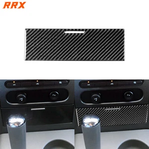 Carbon Fiber Ashtray Box Organizer Cover Trim For Ford F-150 2004-2008 - Picture 1 of 8