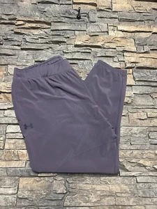 Under Armour Mens 3XL Jogger Sweatpants Stretch Woven Jogger Plum NWOT - Picture 1 of 11