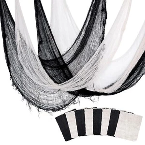 8 Pack Halloween Creepy Cloth-72 x 30 Inch Scary Spooky Cloth Creepy Gauze-Ha... - Picture 1 of 7