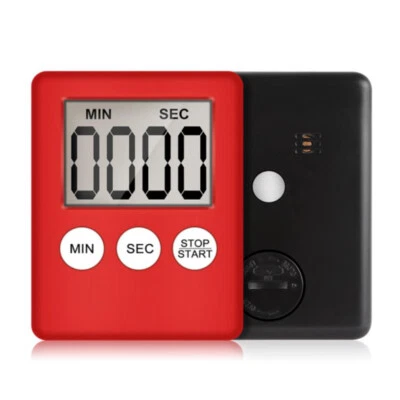 Ultra-thin Digital Kitchen Timer W/Magnetic Rear LCD Display Countdown Reminder - Image 1 of 4