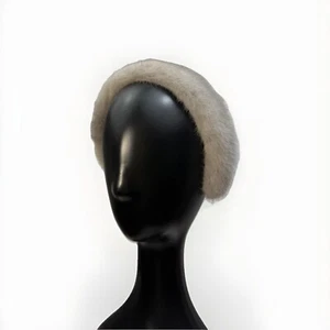 Maximillian Mink Grey Headband - Picture 1 of 4