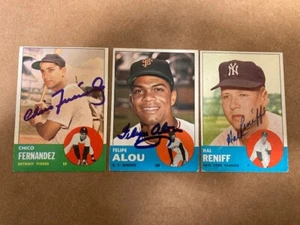 Chico Fernandez Autographed Signed 1963 Topps Card with COA - Picture 1 of 1