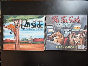 1997 and '98 "The Far Side" Desk Calendars. 1 of each. Used. Good Condition - Picture 1 of 3