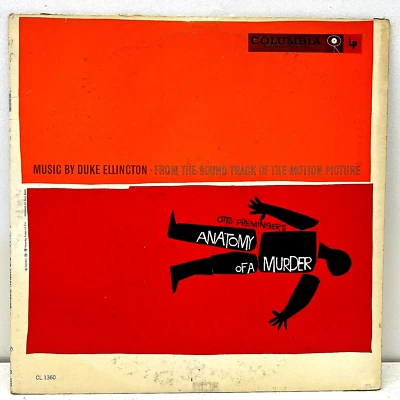 Duke Ellington Anatomy of a Murder 1959 Vinyl Columbia Records 1st Press - Image 1 of 4